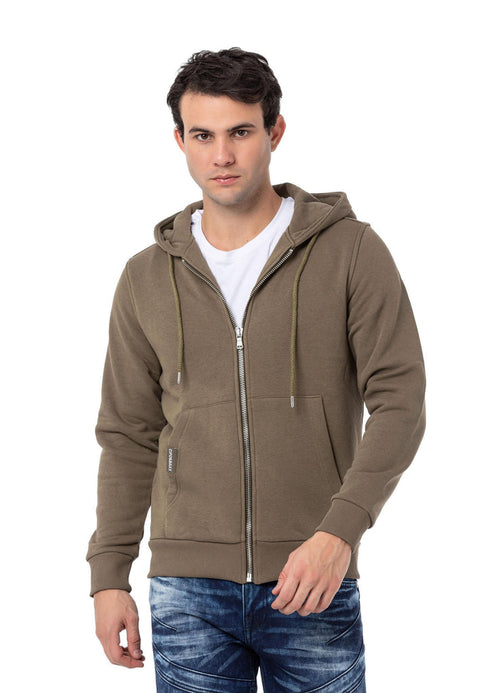 CL556 Men's Basic Zip Sweatshirt