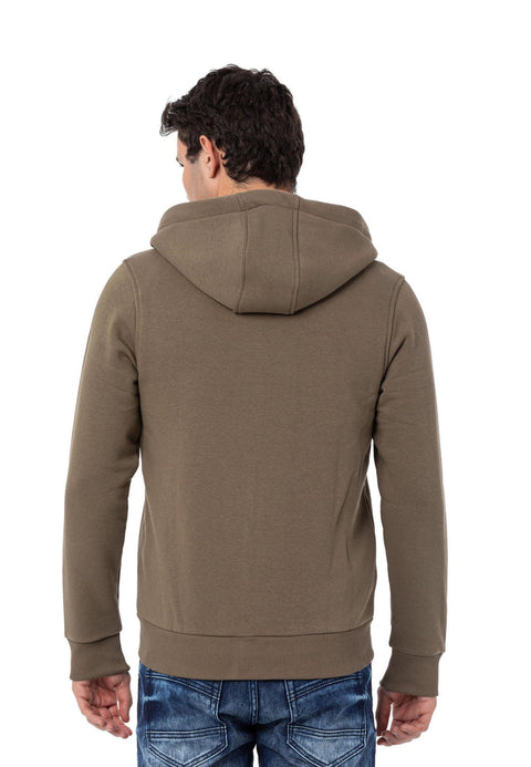CL556 Men's Basic Zip Sweatshirt