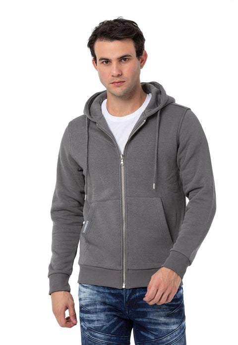 CL556 Men's Basic Zip Sweatshirt