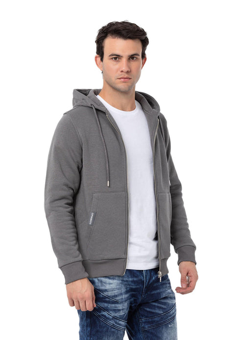 CL556 Men's Basic Zip Sweatshirt