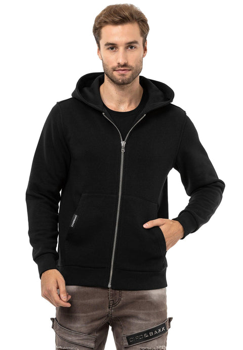 CL556 Men's Basic Zip Sweatshirt