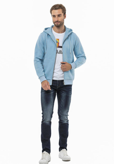 CL556 Men's Basic Zip Sweatshirt