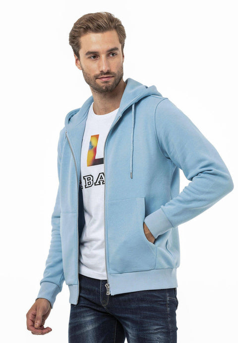 CL556 Men's Basic Zip Sweatshirt