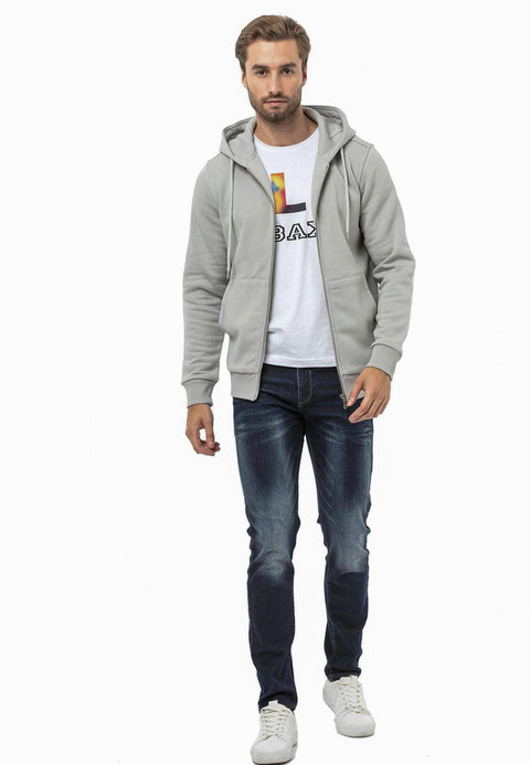 CL556 Men's Basic Zip Sweatshirt