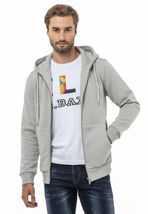 CL556 Men's Basic Zip Sweatshirt