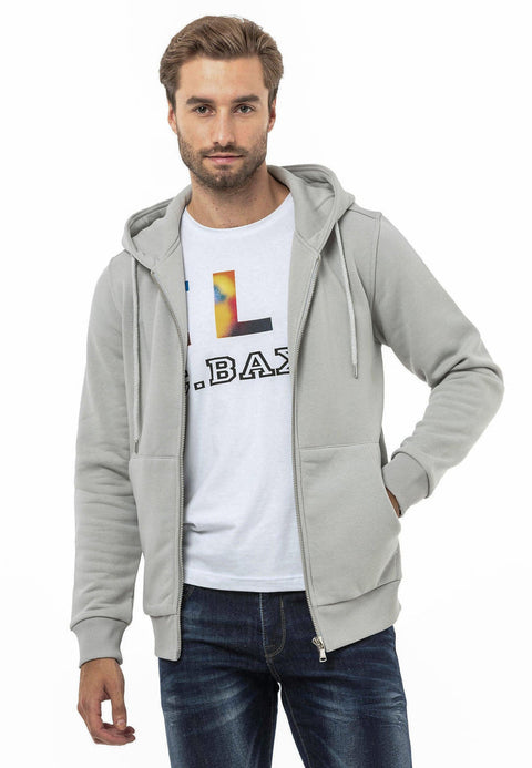CL556 Men's Basic Zip Sweatshirt