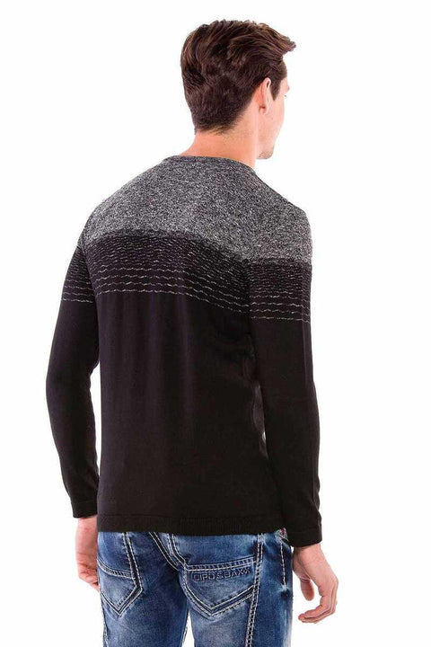 CP200 Double Color Knitwear Men's Sweater