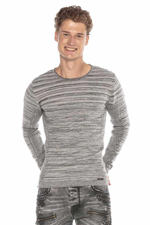 CP223 Crew Neck Slim Fit Men's Sweater