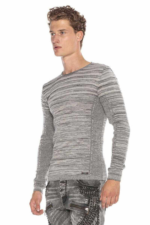 CP223 Crew Neck Slim Fit Men's Sweater