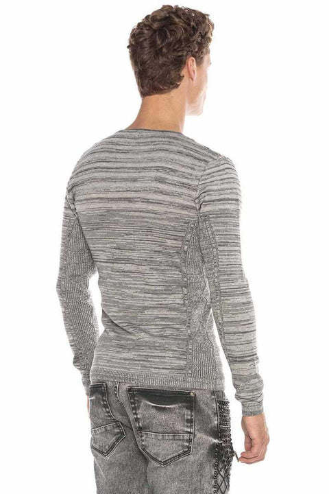 CP223 Crew Neck Slim Fit Men's Sweater