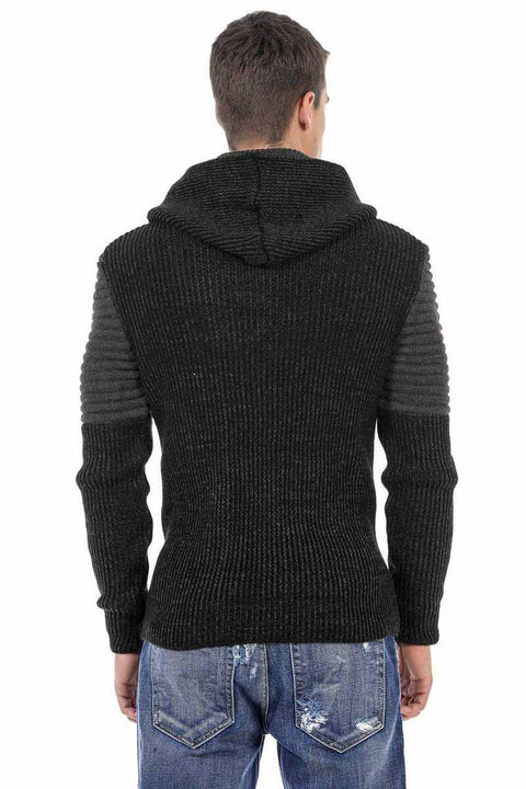CP253 Collared Hooded Men's Sweater
