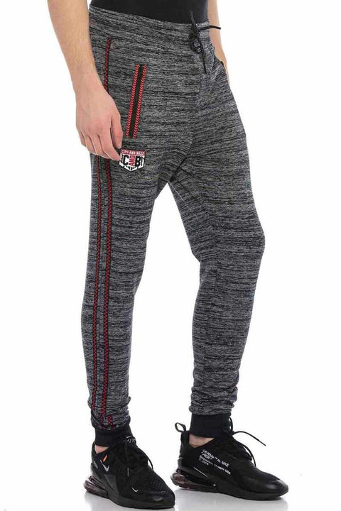 CR119 Side Striped Low Waist Slim Bottom Tracksuit