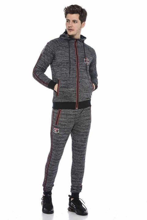 CR119 Side Striped Low Waist Slim Bottom Tracksuit