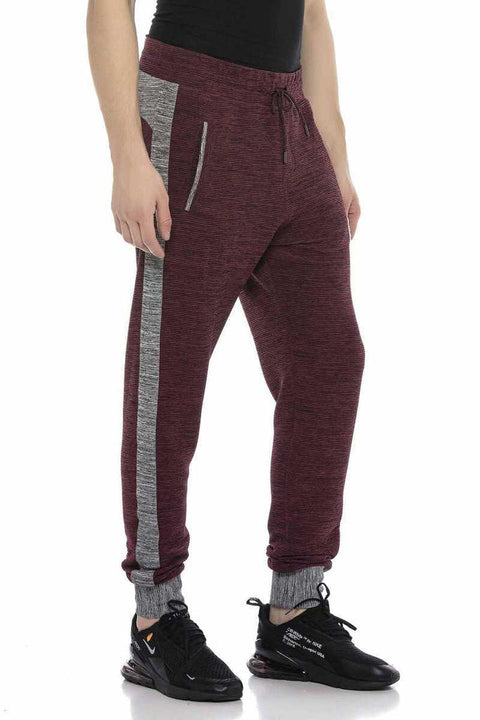 CT120 Striped Elastic Pocket Bottom Tracksuit