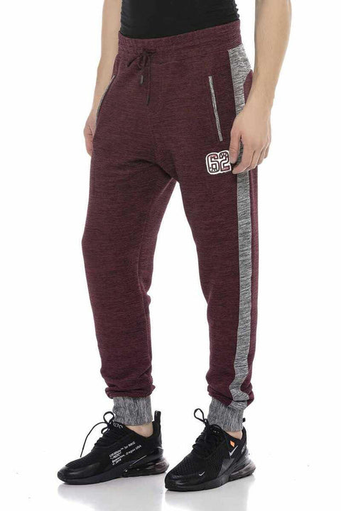 CT120 Striped Elastic Pocket Bottom Tracksuit