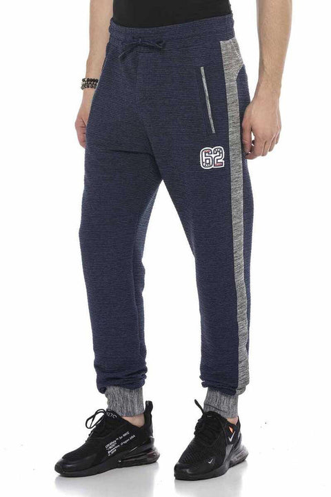 CT120 Striped Elastic Pocket Bottom Tracksuit