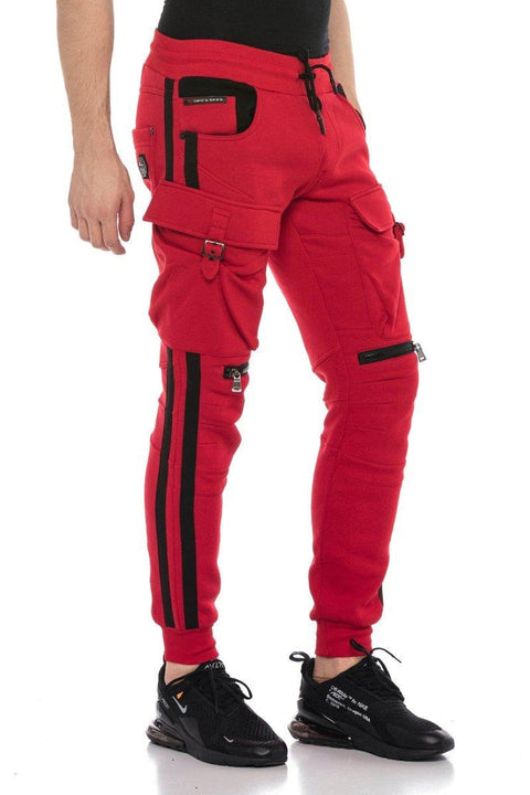 CT125 Striped Cargo Pocket Bottom Tracksuit