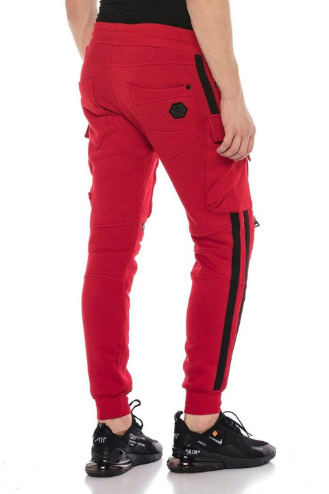 CT125 Striped Cargo Pocket Bottom Tracksuit