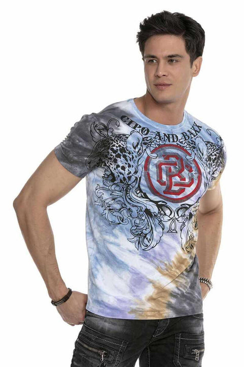 CT643 Twin Head Puma Colorful T-Shirt