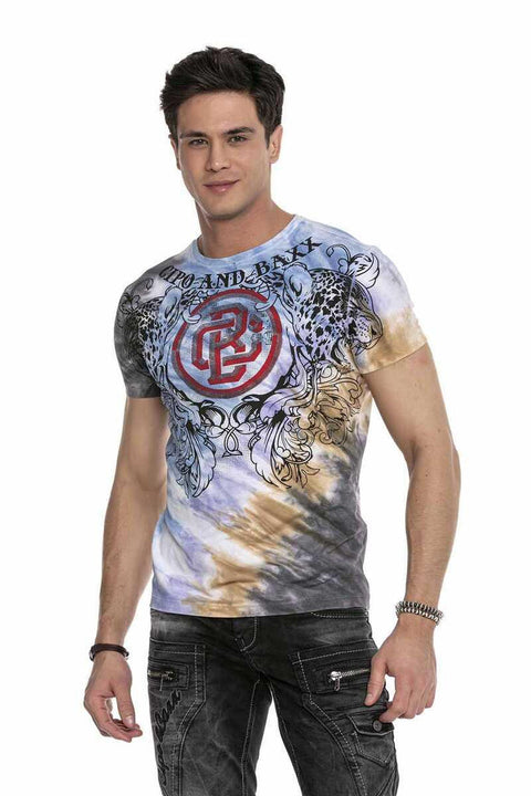 CT643 Twin Head Puma Colorful T-Shirt