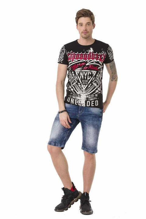 CT681 Pistons Printed Men's T-Shirt