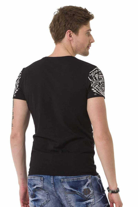CT681 Pistons Printed Men's T-Shirt