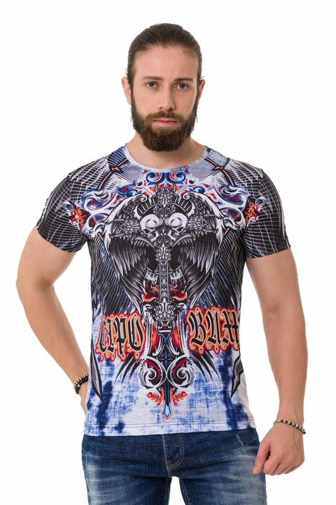 CT710 Laser Printed Patterned T-Shirt