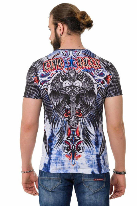 CT710 Laser Printed Patterned T-Shirt