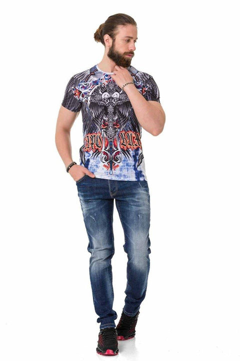 CT710 Laser Printed Patterned T-Shirt