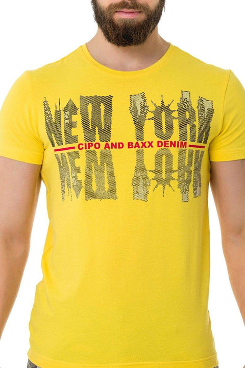 CT733 Stony New York Printed T-Shirt
