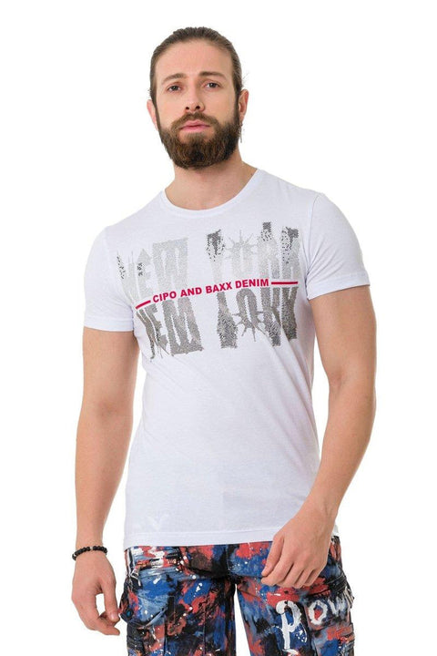 CT733 Stony New York Printed T-Shirt