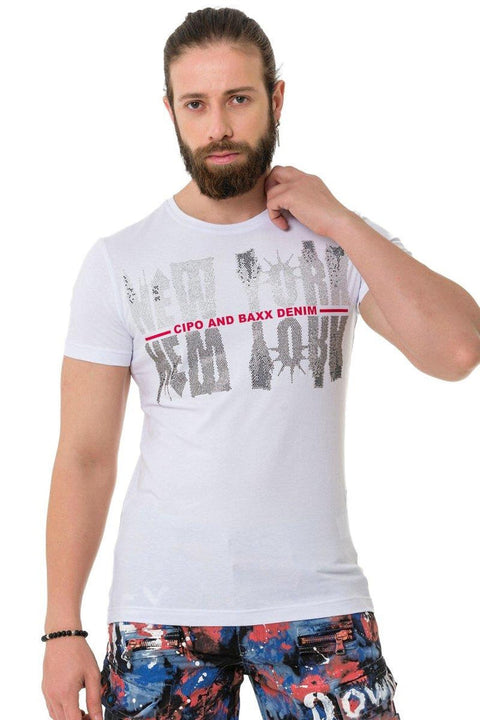 CT733 Stony New York Printed T-Shirt