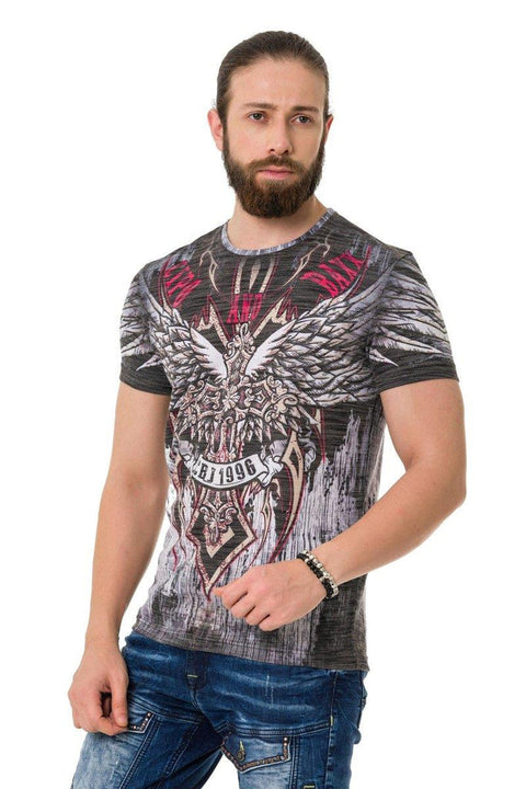 CT746 Eagle Wing Printed T-Shirt