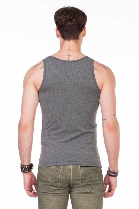 CU107 Wide Collar Men's Undershirt