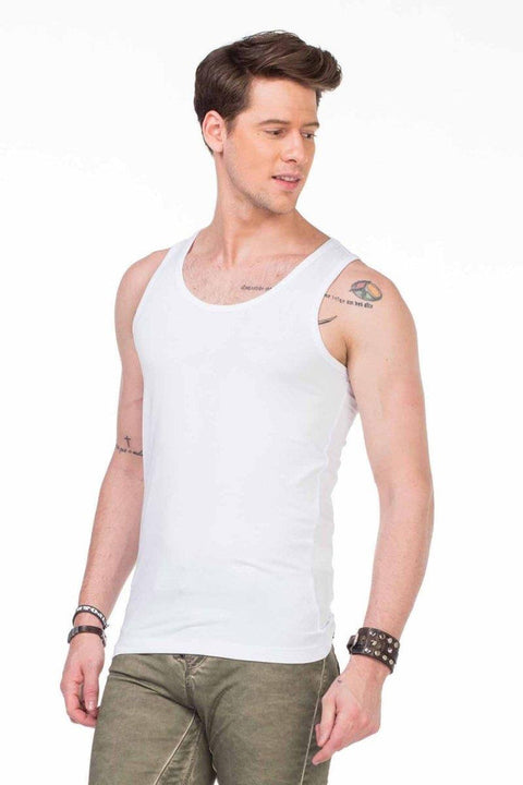 CU107 Wide Collar Men's Undershirt