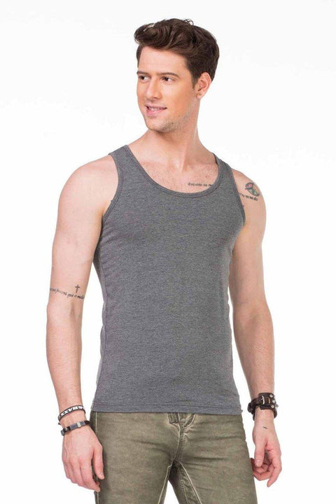 CU107 Wide Collar Men's Undershirt