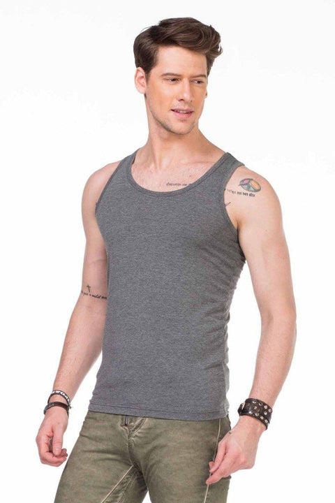 CU107 Wide Collar Men's Undershirt