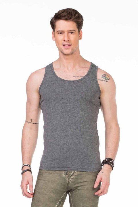 CU107 Wide Collar Men's Undershirt
