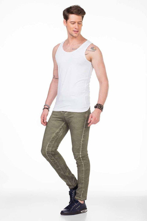 CU107 Wide Collar Men's Undershirt