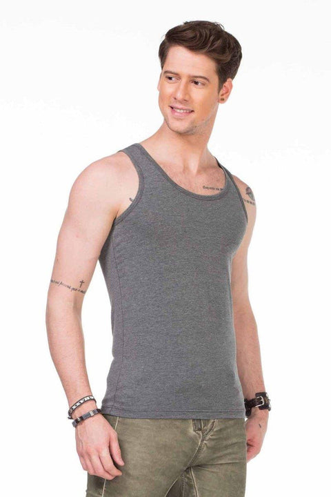 CU107 Wide Collar Men's Undershirt