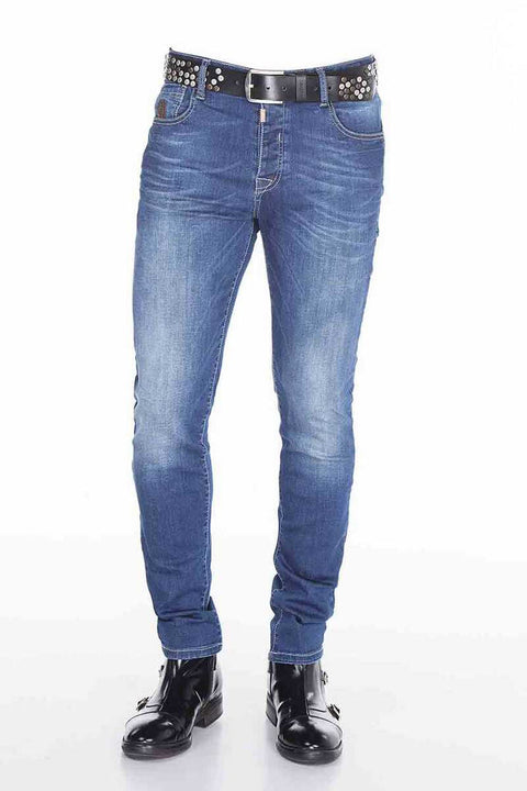CD389 Men's Regular Cut Jean Trousers