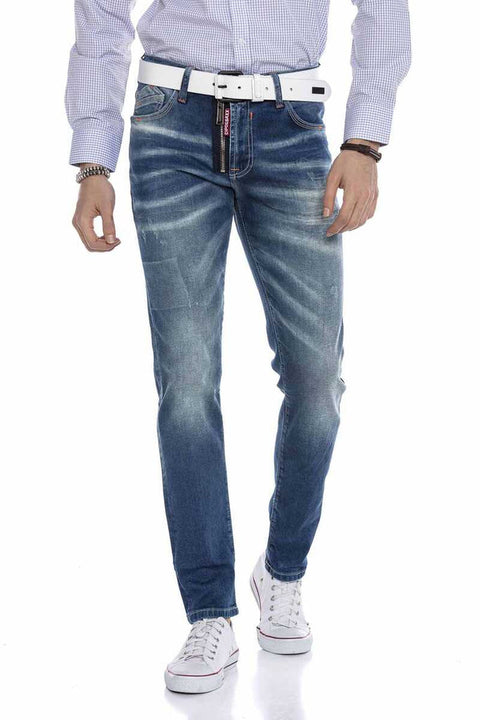 CD673 Slim Fit Men's Jean Trousers