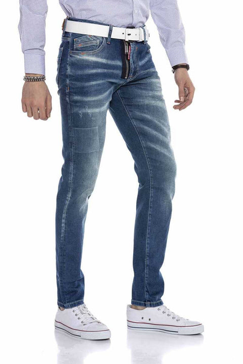 CD673 Slim Fit Men's Jean Trousers