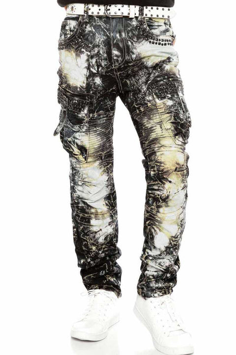 CDK105 Batic Wash Cargo Pocket Boys' Trousers