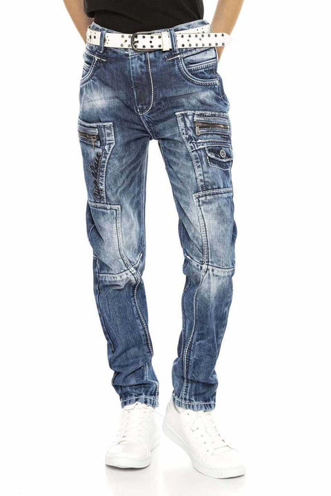 CDK107 Layered Look Boy's Trousers