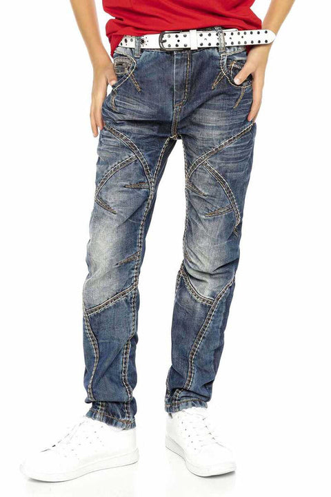 CDK110 Piece Style Rapper Kids Jeans