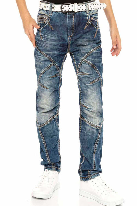 CDK110 Piece Style Rapper Kids Jeans