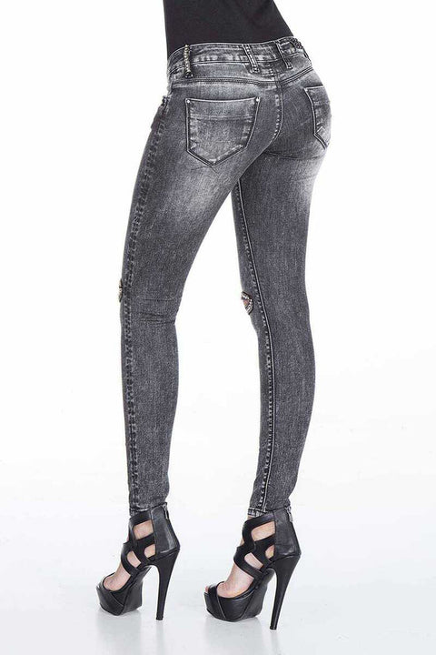 WD307 Women's Slim Fit Jean Trousers
