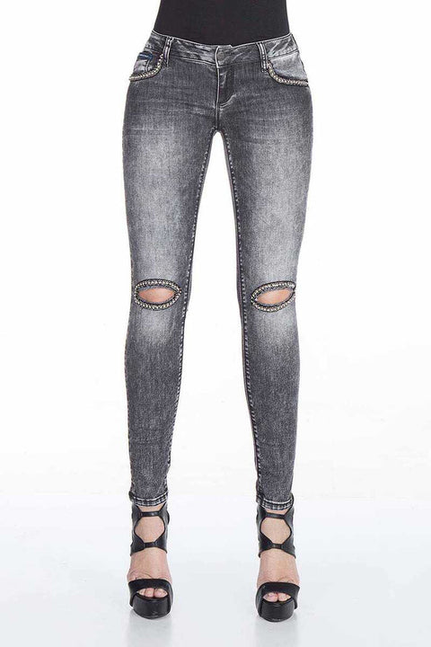 WD307 Women's Slim Fit Jean Trousers