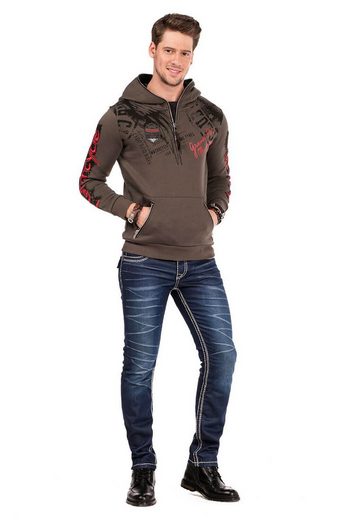 CL334 Cross Wing Printed Men's Hoodie